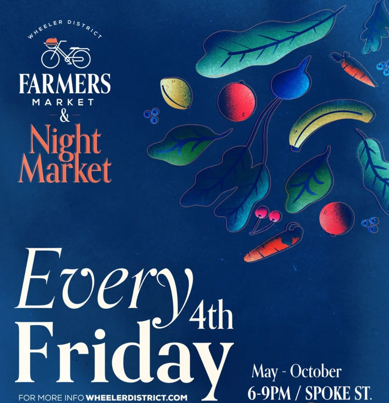 Friday market night flyer
